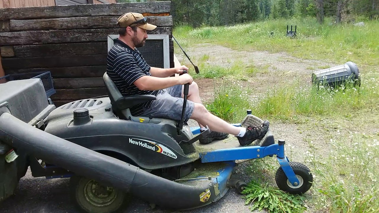 New Holland 0 Turn Radius Mower Youtube