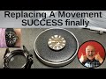 Replacing the Seiko 4R35 Movement in my watch P3 – SUCCESS finally