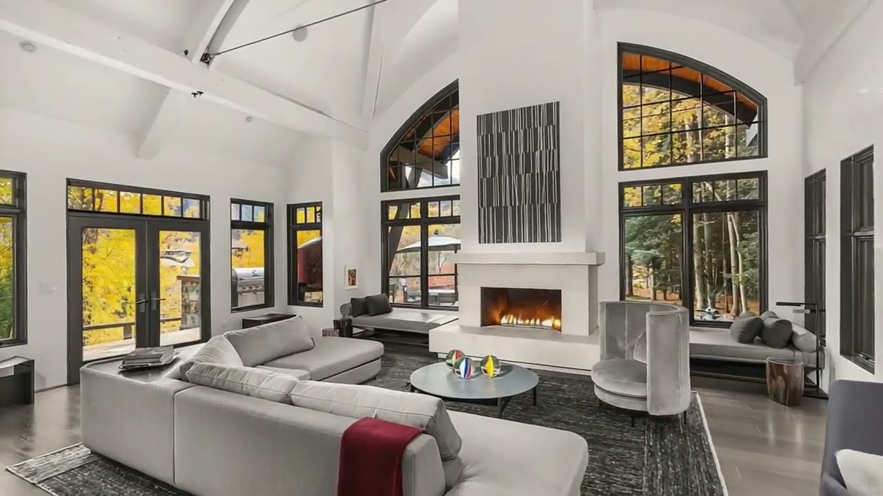 Inside a $42M Aspen Mountain Estate With Wine Cellar