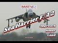 Harrier Heritage. Sea Harrier FA 2 Approach, Hover, Land at RNAS Yeovilton 2005 #falklands #harrier