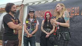 Hayley Leggs chats with Moon Reaper at Bloodstock 2023