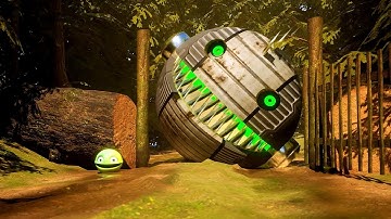 TWO ROBOT PACMAN VS MONSTER PACMAN ROBOT.