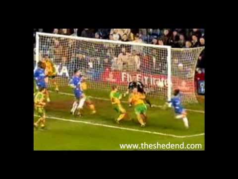Superb goal by Zola for Chelsea Vs Norwich 01/02. For Chelsea News and Chat vist www.theshedend.com