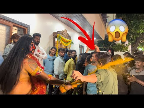 Potharaju Beating Went Wrong 🤣 | Potharaju Reaction On Public  | Secunderabad Bonalu 2023 #bonalu