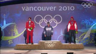 Alpine Skiing Men Super Combined Victory Ceremony | Vancouver 2010