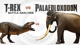 T-REX vs PALAEOLOXODON  | Battle FACEOFF Analysis screenshot 4