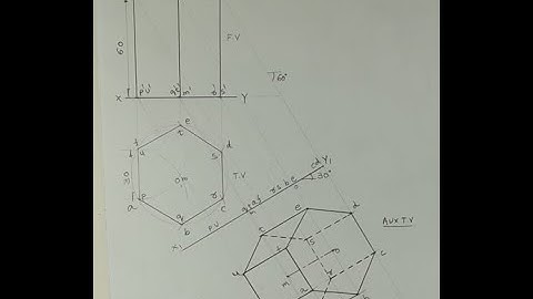 Auxiliary view - 3 - Engineering drawing - Technical drawing