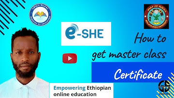 How to get e-SHE Master Class Training Completion Certificate  from Canvas ʬ Ε⋃Ë₷ HŬB ʬ 2024/2017