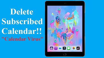 How to Delete Subscribed Calendar on iPhone or iPad -  Calendar Virus