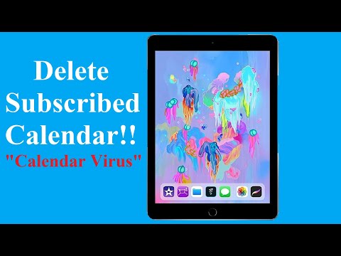 How to Delete Subscribed Calendar on iPhone or iPad -  Calendar Virus