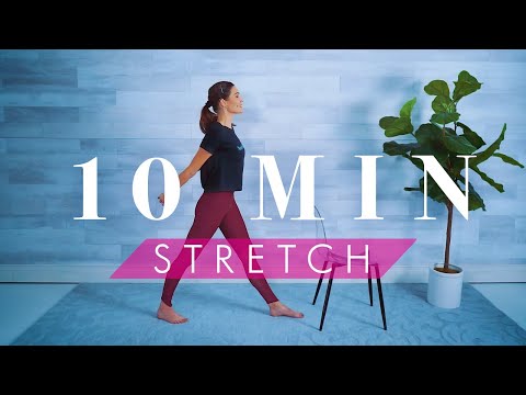 10 Minute Standing Stretch Workout // Gentle Yoga Exercises for Seniors & Beginners