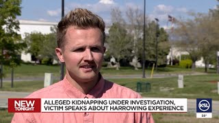 Alleged kidnapping victim speaks out about being tied up and left in the desert