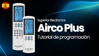 [ES] Tutorial Airco Plus - Cómo programar el mando a distancia para aires acondicionados Airco Plus
