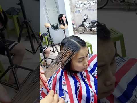 Video Cắt Tóc Bob Cụp Ứng Dụng Nhiều trong salon #cattoc... - youtube