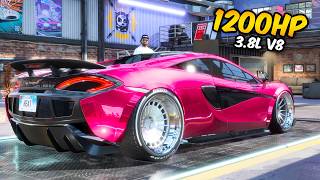 Need For Speed Heat Gameplay - 1200Hp Mclaren 570S Customization Max Build 400+