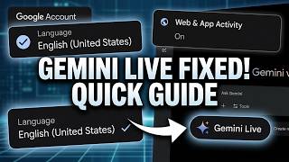 How To Solve Gemini Live Option Not Showing (Quick Guide)