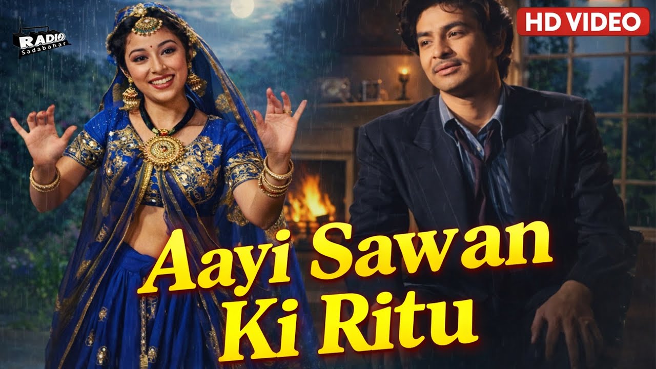 Aayi Sawan Ki Ritu - Video Song | Dilip Kumar | Nargis | Shamshad Begum | Classic Full Video Songs