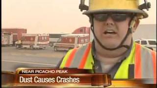 Dust storm sparks 3-crashes on i-10 ...