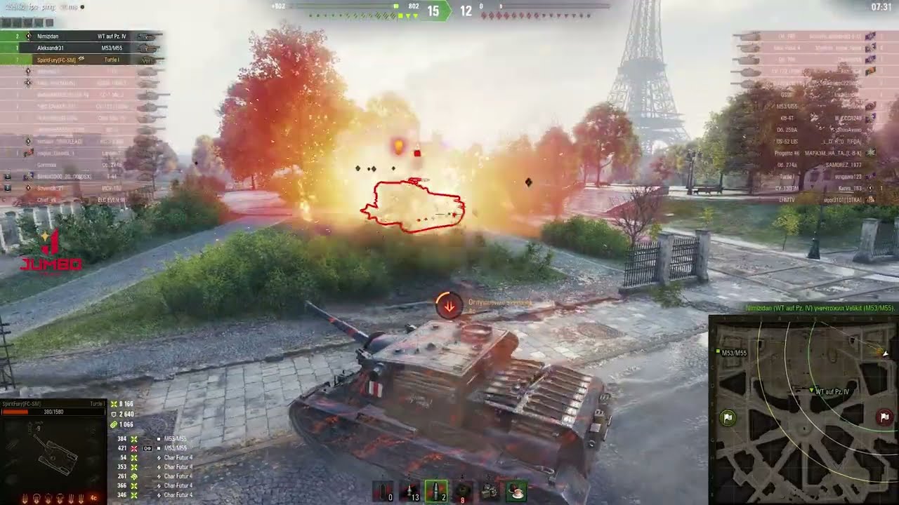 Лучший бой по опыту в рамках "Игровой вызов" от SpiritFury