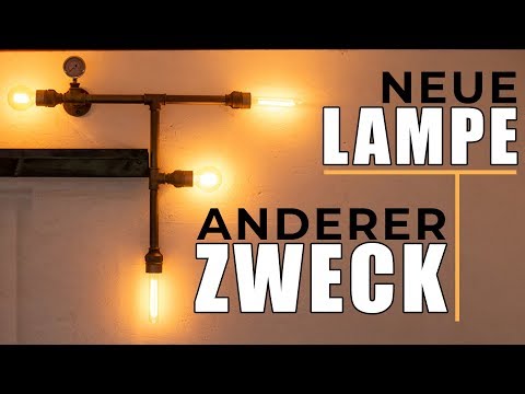 Video: DIY industrielle Badezimmer-Leuchten