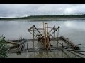 Рыбное колесо на реке Юкон для ловли лосося