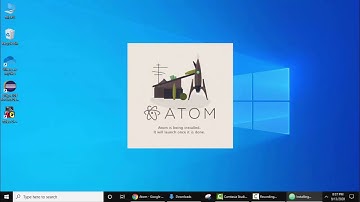 How to install Atom on Windows 10