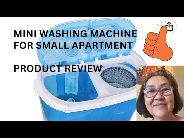 ZenStyle Portable Washer Review: I love with this teeny portable washing  machine