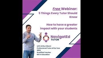 5 Things Every Tutor Needs to Know