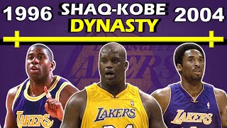 Timeline of the LAKERS' SHAQ KOBE DYNASTY | THREE-PEAT Titles | Rise and Fall