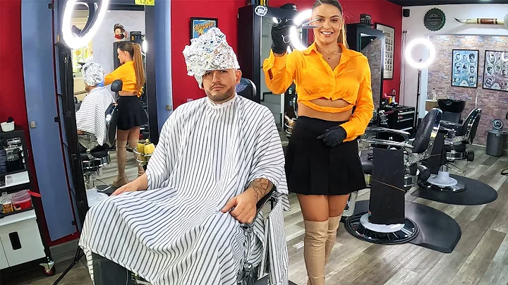 Colombian Lady Barber gives Fifa World Cup Makeover