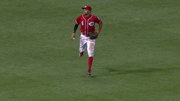 ARI@CIN: Hamilton makes a nice running catch