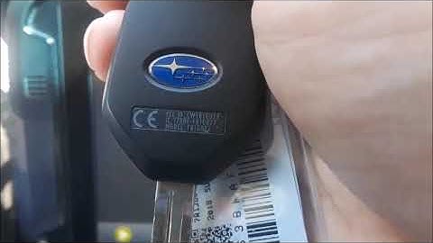 2018 Subaru Legacy key & remote programming via Smart Pro