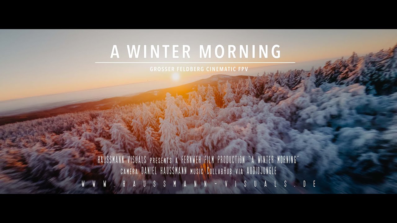 A Winter Morning - Großer Feldberg Cinematic FPV