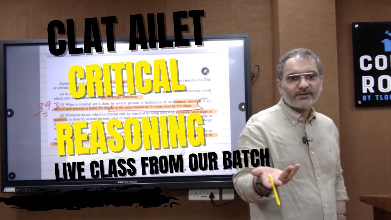 CLAT AILET 2027 | Critical Reasoning Class | Question Solving Practice ...