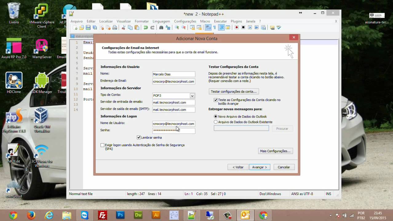 Criar Uma Conta De Email No Outlook 2010 YouTube