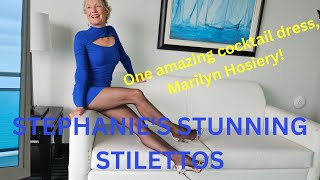 Gifts, Gifts, Gifts Heels, Hose And A Little Blue Tail Dress