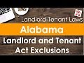 Alabama Landlord And Tenant Act Exclusions American Landlord mp3
