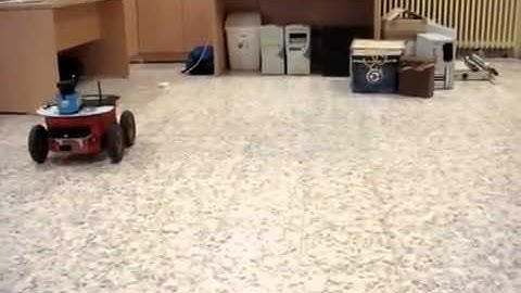 Pioneer 3at testing a square path