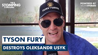 “CHAT SH*T GET BANGED!”  Tyson Fury on John Fury Headbutt & BLASTS Oleksandr Usyk & Team