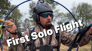 First solo paramotor flight - Congrats Kevin H - PPG Squatt