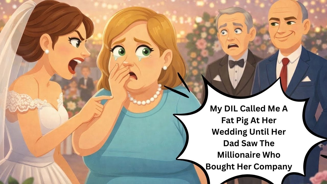 My DIL Called Me A Fat Pig At Her Wedding Until Her Dad Saw The Millionaire Who Bought Her Compan