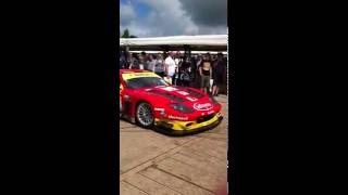 Goodwood Festival of Speed 2016 - 2003 Ferrari 575 GTC tries to do a three point turn...