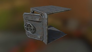 Massive Door with Animation - Perspective 3