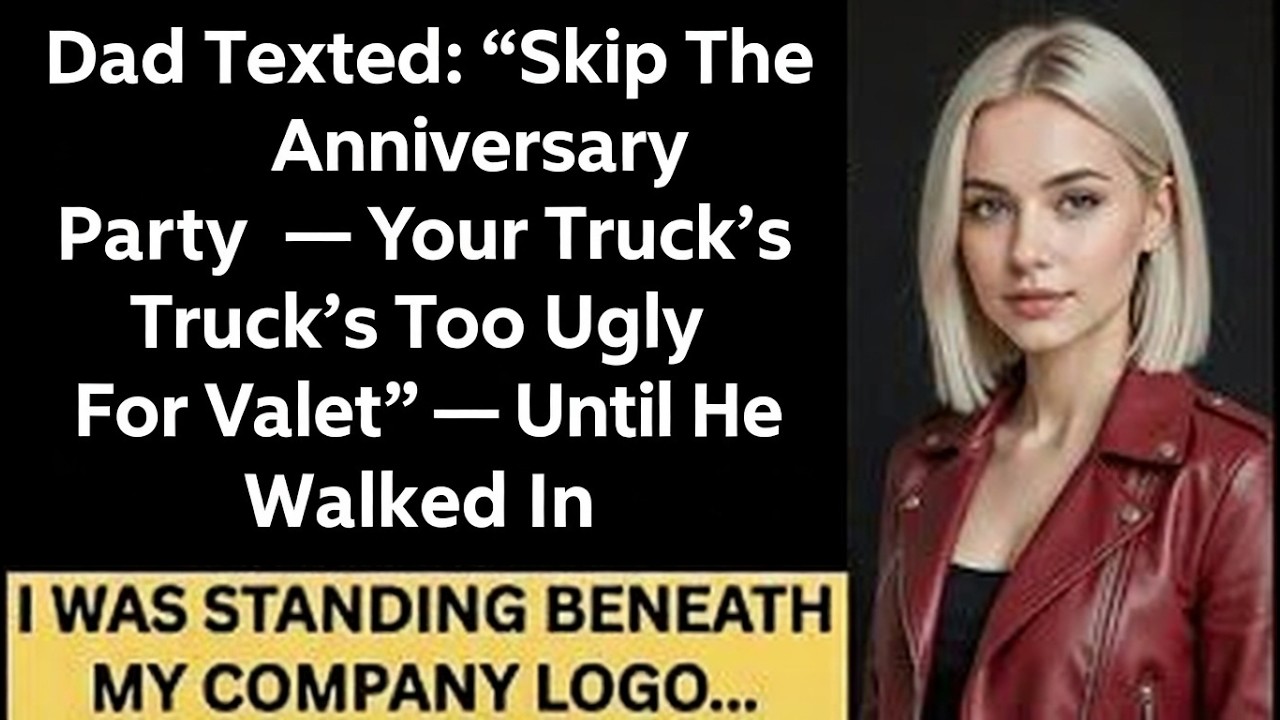 Dad Texted: “Skip The Anniversary Party — Your Truck’s Too Ugly For Valet” — Until He Walked In