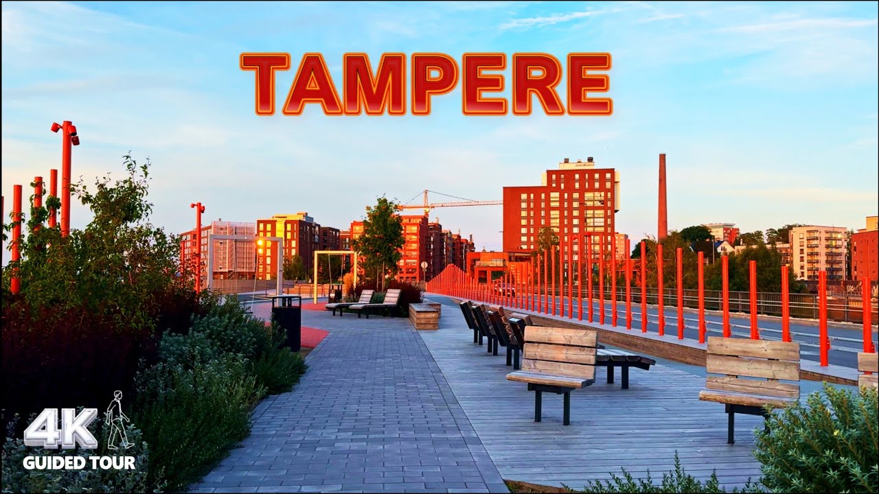 Почему финны выбирают Тампере как лучший город для жизни? | 4K-прогулка. 2025