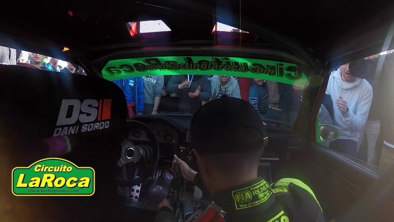 Dani Sordo - Iván Bajo. Rallye Festival Trasmiera 2019. Pasillo humano.