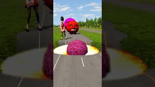 Big & Small Cars vs lava Pit - BeamNG.drive