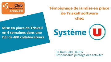 Système U: Mise en place l