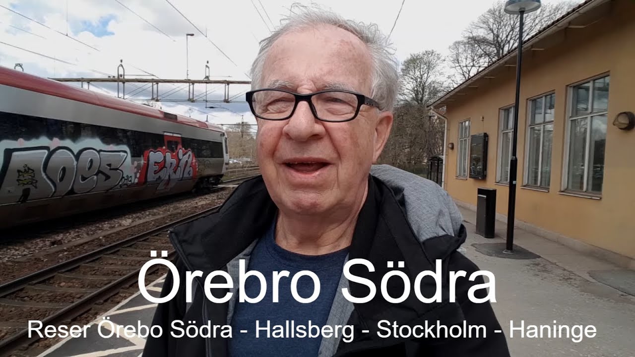 2018-04-27 RESA TILL KUMLA - Sista etappen från Örebro Södra hem till Stockholm och Haninge