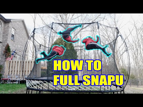 How to Full Snapu on Trampoline | BEST TUTORIAL | You can learn in only 5 minutes!